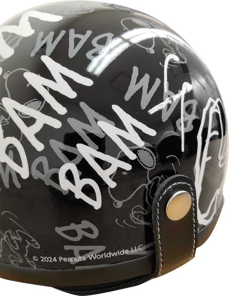 「高評価！」注目のレビュ SNH-104 ｱｰｸｽ SNOOPY レイト商会 57-59cm ﾌﾞﾗｯｸ ﾊ-ﾌﾍﾙﾒｯﾄ BAMBAM セキュリティ・セーフティ