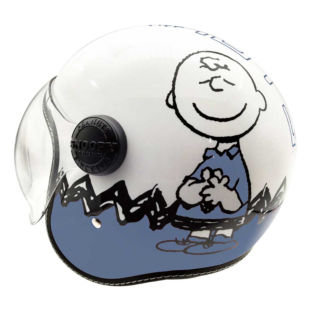 ｱｰｸｽ SNJ-111 SNOOPY ｽﾇｰﾋﾟｰ&ﾁｬｰﾘﾌﾞﾗｳﾝ ｼﾞｪｯﾄﾍﾙﾒｯﾄ ﾌﾞﾙｰ SM/57-58cm