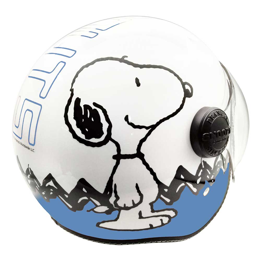 ｱｰｸｽ SNJ-111 SNOOPY ｽﾇｰﾋﾟｰ&ﾁｬｰﾘﾌﾞﾗｳﾝ ｼﾞｪｯﾄﾍﾙﾒｯﾄ ﾌﾞﾙｰ SM/57-58cm