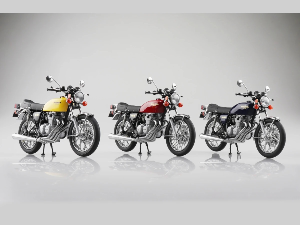 ｱｵｼﾏ 1/12  ﾎﾝﾀﾞ CB400FOUR ﾊﾞｰﾆｯｼｭﾌﾞﾙｰ