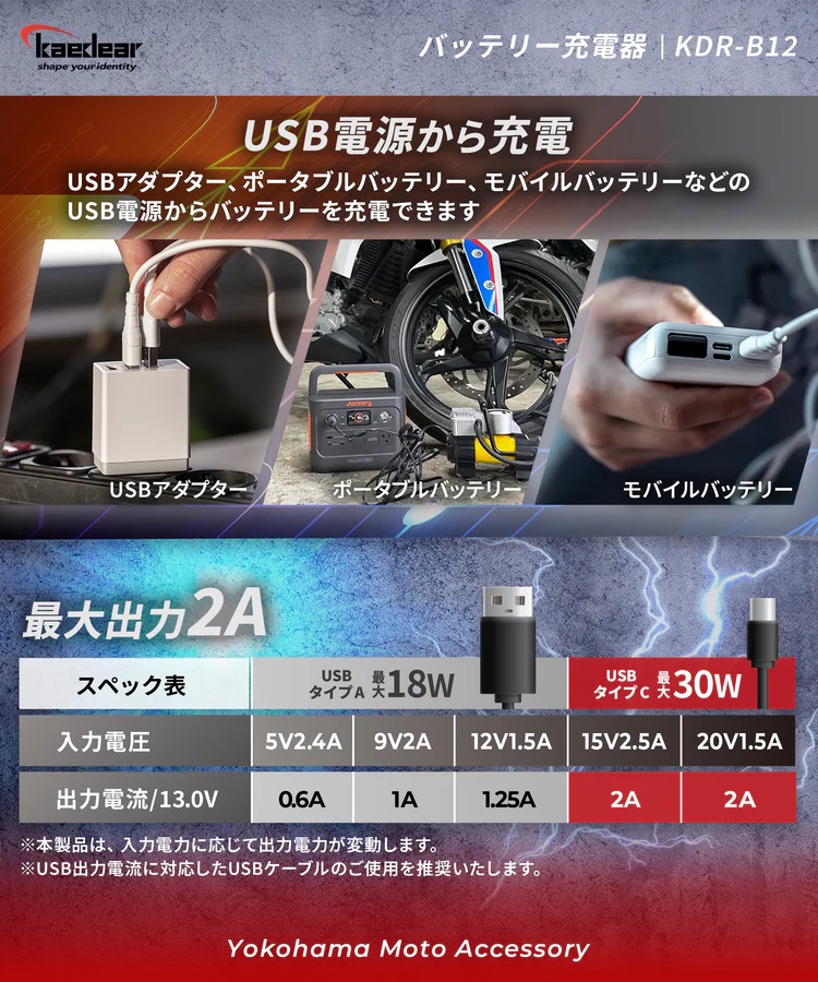 ｶｴﾃﾞｨｱ KDR-B12 ｽﾏｰﾄﾊﾞｯﾃﾘｰﾁｬｰｼﾞｬｰ